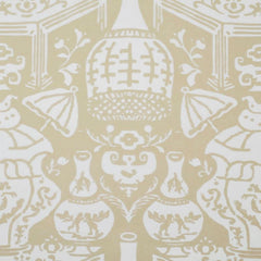 Clarence House Wallpaper 6801-11 The Vase Beige