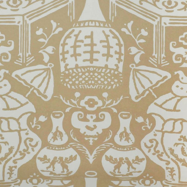 Clarence House Wallpaper 6801-12 The Vase Ecru
