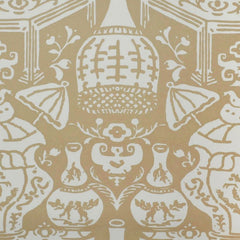 Clarence House Wallpaper 6801-12 The Vase Ecru