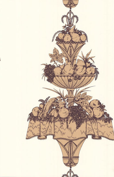 Cole & Son Wallpaper 69/10137.CS Opera Tan/White