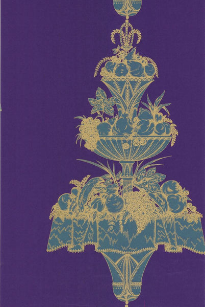 Cole & Son Wallpaper 69/10141.CS Opera Gold/Violet