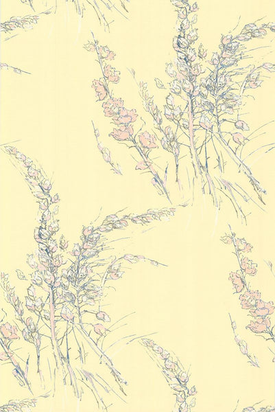 Cole & Son Wallpaper 69/11143.CS Wind Flowers Pk/Butter