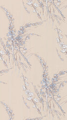 Cole & Son Wallpaper 69/11145.CS Wind Flowers Blue Taupe