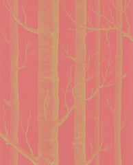 Cole & Son Wallpaper 69/12146.CS Woods Gold/Terracotta