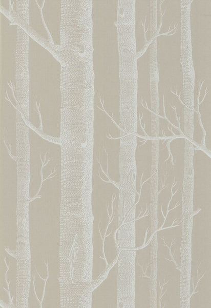Cole & Son Wallpaper 69/12149.CS Woods Wht/Taupe