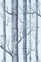 Cole & Son Wallpaper 69/12150.CS Woods Chocolate/Silver