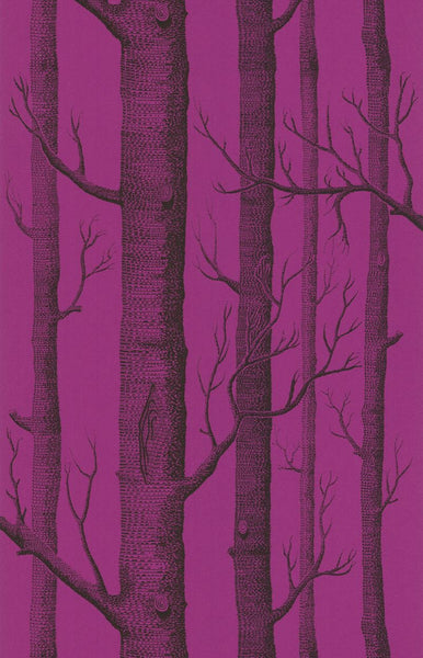 Cole & Son Wallpaper 69/12152.CS Woods Onyx/Plum