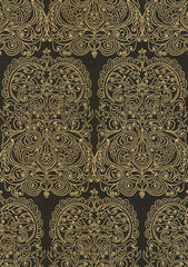 Cole & Son Wallpaper 69/2105.CS Alpana Gold/Onyx