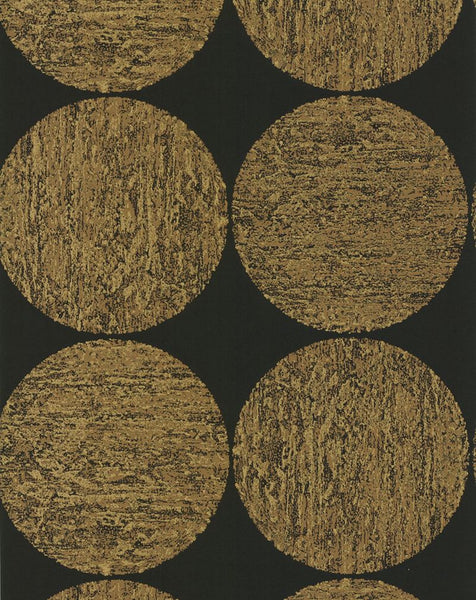 Cole & Son Wallpaper 69/5119.CS Luna Gold/Onyx