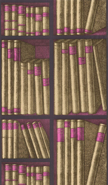 Cole & Son Wallpaper 77/11041.CS Ex Libris Gold