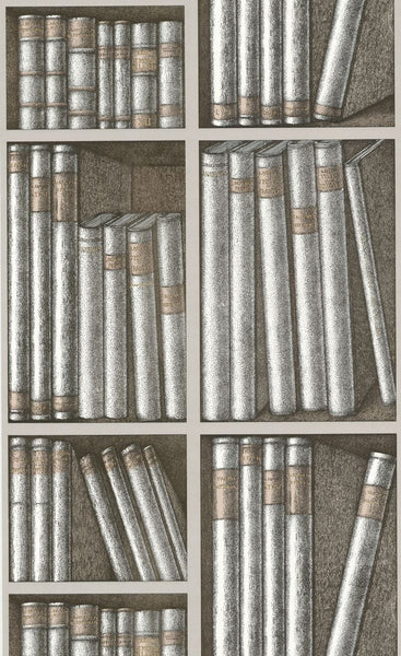 Cole & Son Wallpaper 77/11043.CS Ex Libris Brown