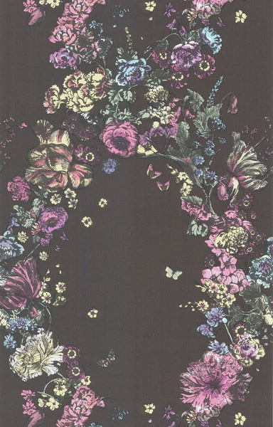 Cole & Son Wallpaper 77/6018.CS Fiori Black