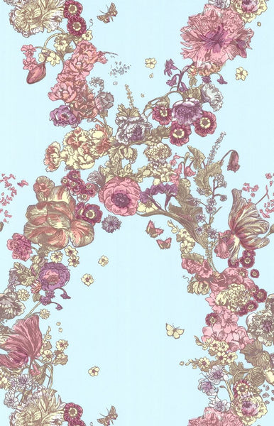 Cole & Son Wallpaper 77/6022.CS Fiori Blue