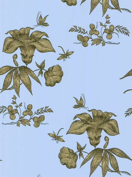 Cole & Son Wallpaper 77/8029.CS Primavera Blue