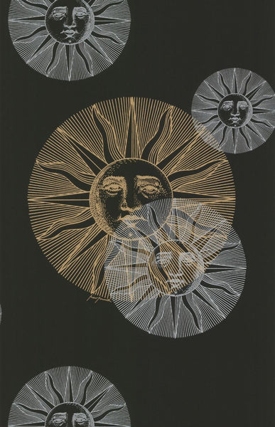 Cole & Son Wallpaper 77/9033.CS Il Sole Black