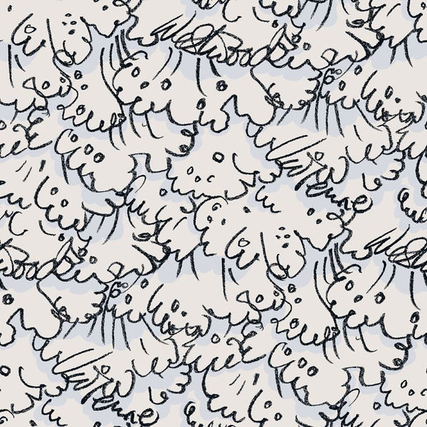 Cole & Son Wallpaper 86/1004.CS Vivienne's Lace Grey/Brn