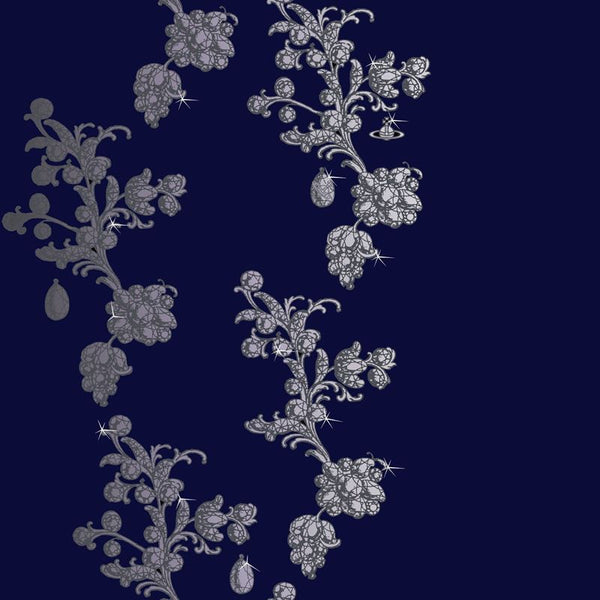 Cole & Son Wallpaper 86/11042.CS Paper Jewellery Charcoal