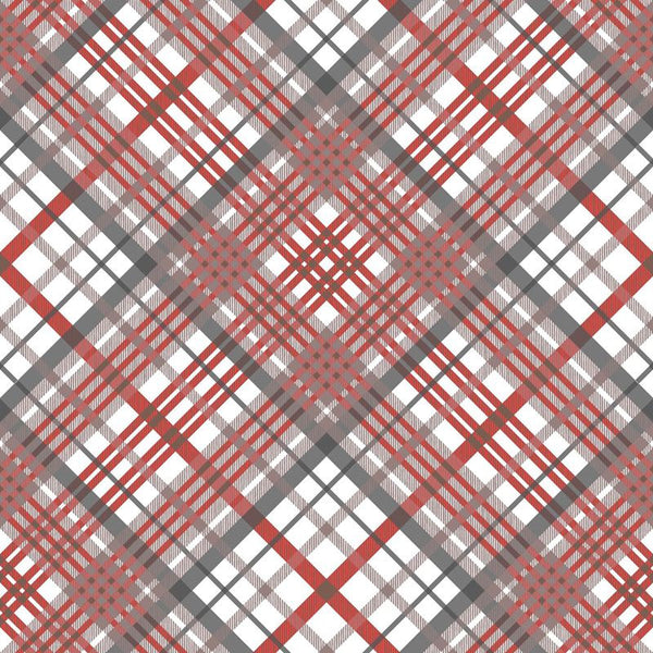 Cole & Son Wallpaper 86/2008.CS Tartan Red/Brown