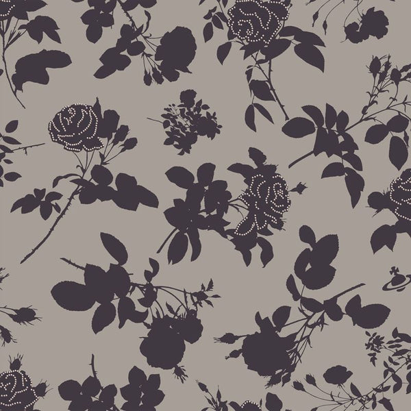 Cole & Son Wallpaper 86/4015.CS Absence Of Rose Black