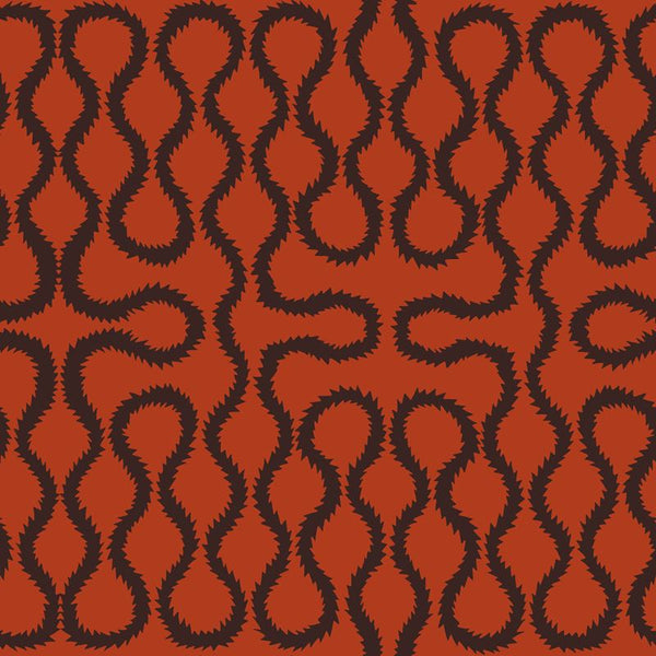 Cole & Son Wallpaper 86/5019.CS Squiggle Red