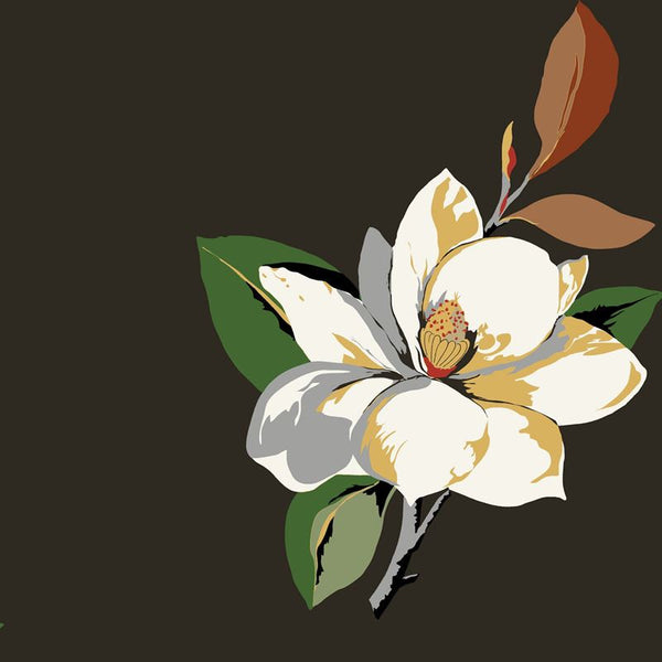 Cole & Son Wallpaper 86/7024.CS Magnolia Black