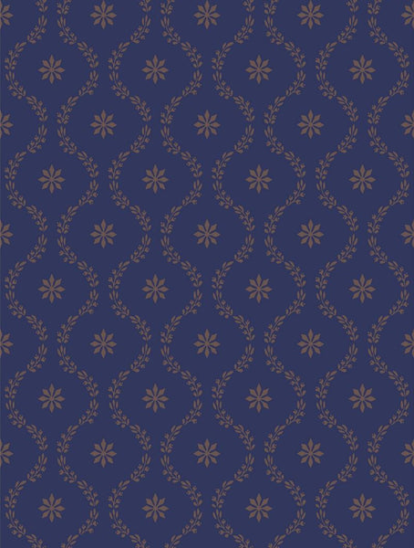 Cole & Son Wallpaper 88/3011.CS Clandon Navy
