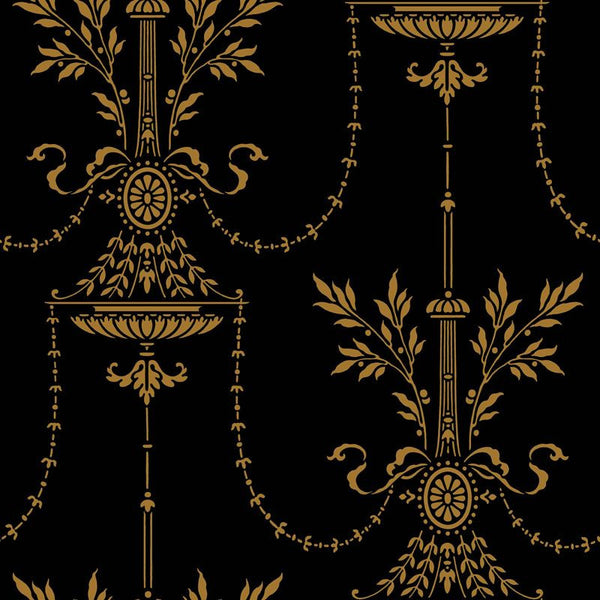 Cole & Son Wallpaper 88/7028.CS Dorset Noir