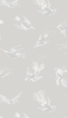Cole & Son Wallpaper 89/1002.CS Tropical Birds Dove