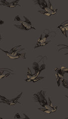 Cole & Son Wallpaper 89/1004.CS Tropical Birds Brown