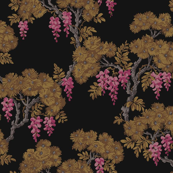 Cole & Son Wallpaper 89/10042.CS Wisteria Black