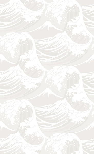 Cole & Son Wallpaper 89/2006.CS Great Wave Stone