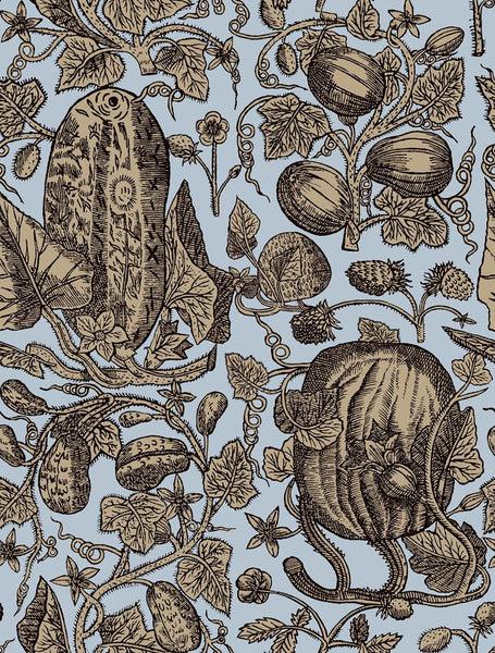 Cole & Son Wallpaper 89/3012.CS Cowcumber Bleu