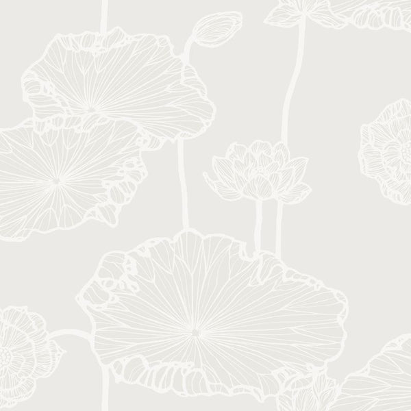 Cole & Son Wallpaper 89/5020.CS Water Lilly Stone