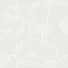 Cole & Son Wallpaper 89/5020.CS Water Lilly Stone