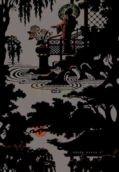 Cole & Son Wallpaper 89/6024.CS Geisha Grey