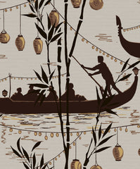Cole & Son Wallpaper 89/8031.CS Gondola Brown