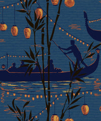 Cole & Son Wallpaper 89/8032.CS Gondola Blue