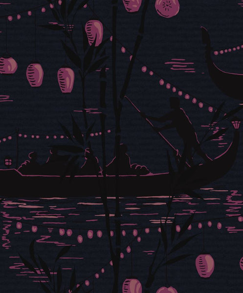 Cole & Son Wallpaper 89/8033.CS Gondola Black