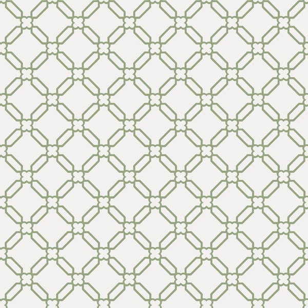 Cole & Son Wallpaper 91/3008.CS Stone Trellis White Green