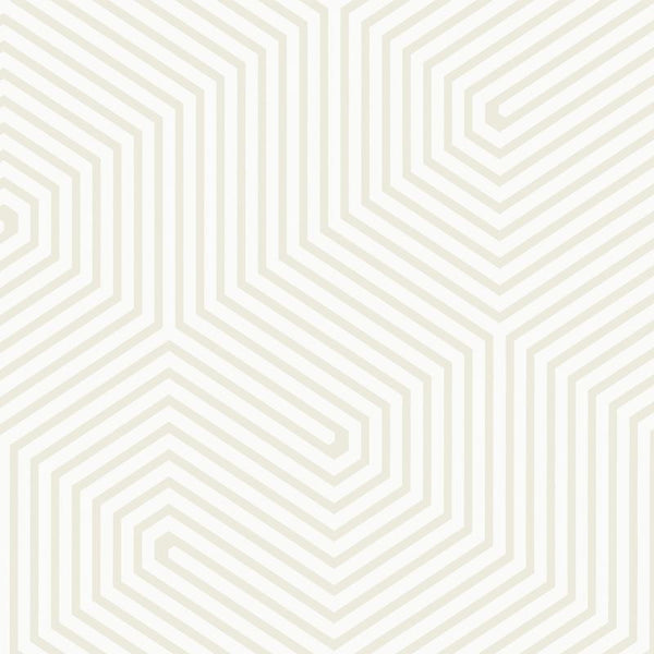 Cole & Son Wallpaper 93/5014.CS Labyrinth White & Beige