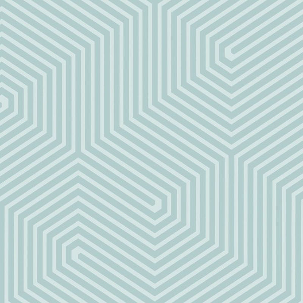 Cole & Son Wallpaper 93/5015.CS Labyrinth Light Green