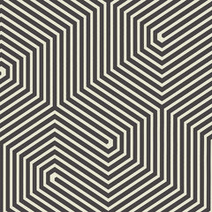 Cole & Son Wallpaper 93/5018.CS Labyrinth Black & Beige