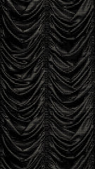 Cole & Son Wallpaper 93/7024.CS Drape Black
