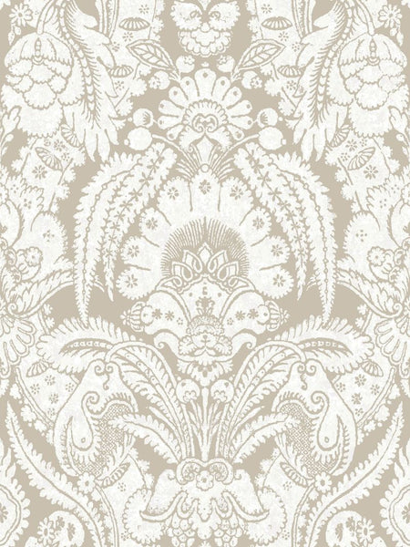 Cole & Son Wallpaper 94/2009.CS Chatterton Linen and White