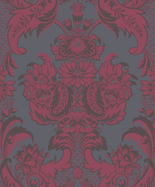 Cole & Son Wallpaper 94/3018.CS Wyndham Red and Slate