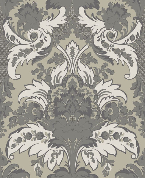 Cole & Son Wallpaper 94/5026.CS Aldwych Silver and White