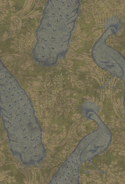 Cole & Son Wallpaper 94/7037.CS Byron Teal and Pewter