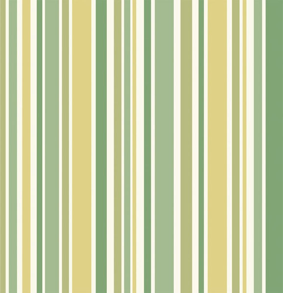 Cole & Son Wallpaper 96/2010.CS Jubilee Stripe Green & Whit