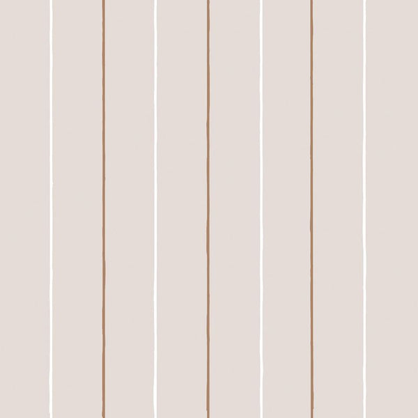 Cole & Son Wallpaper 96/3012.CS Epsom Stripe Crm/Wht/Gld