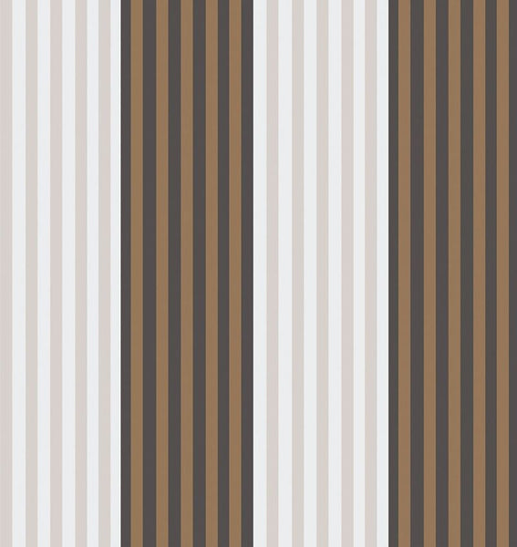 Cole & Son Wallpaper 96/9051.CS Cheltenham Str Blk/Wht/Gld